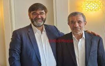 سورپزایز محمود احمدی‌نژاد برای رضا بهمنی جوکنی / جشن تولد به سبک آقای رئیس جمهور+ویدیو