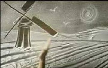 نقاشی با آرد + فیلم