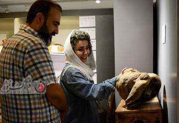 تصاویری خاص از منبت کاری بر روی چوپ آثار برجسته استاد علیرضا باوندپور