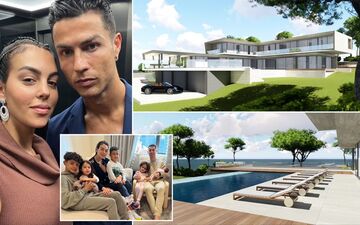 قصر ۲۱.۶ میلیون پوندی رونالدو در پرتغال؛ زندگی پادشاهی CR7
+عکس