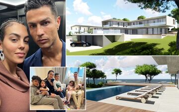 قصر ۲۱.۶ میلیون پوندی رونالدو در پرتغال؛ زندگی پادشاهی CR7
+عکس