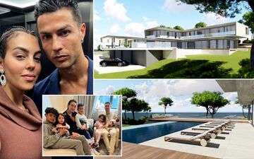 قصر ۲۱.۶ میلیون پوندی رونالدو در پرتغال؛ زندگی پادشاهی CR7
+عکس