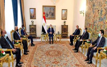 رئیس جمهور مصر بر موضع کشورش در حمایت از سودان در برابر اتیوپی تأکید کرد
