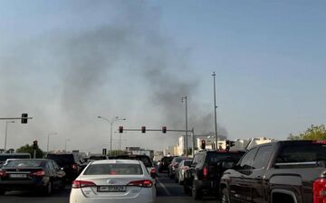 ویدئو لحظه بمباران محل استقرار اعضای حماس در دوحه قطر