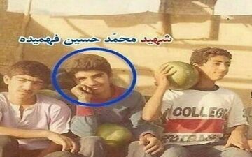 تصویر کمتر دیده شده از شهید حسین فهمیده
