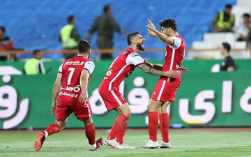 گل اول پرسپولیس به استقلال توسط مهدی ترابی + ویدئو