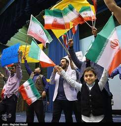 همایش حمایت از کاندیداتوری قالیباف در انتخابات ۹۶ + تصاویر