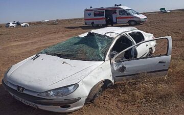 هشت مصدوم در ۲ حادثه تصادف جاده ماهدشت - اشتهارد 