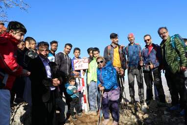 برگزاری همایش کوهپیمایی خانوادگی یادواره عادل الیاسی در گهواره 
