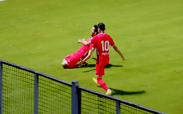 گل اول نساجی به پرسپولیس | فیلم