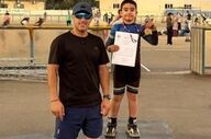 نیکان نوروزی، قهرمان مسابقات اسکیت سرعت کشور از همدان