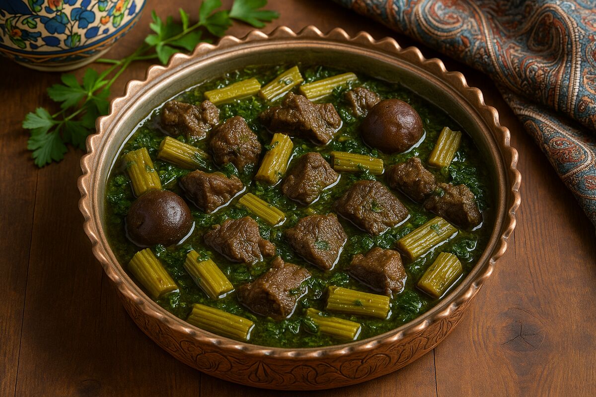 خورشت کرفس؛ غذای سنتی سالم و خوش‌عطر سفره‌های ایرانی