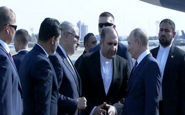 ولادیمیر پوتین وارد تهران شد