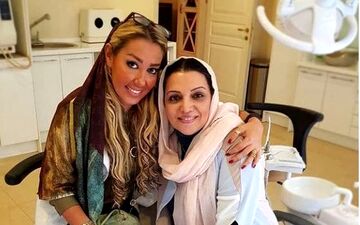  الهام پاوه نژاد در مطب دندانپزشکی خانم دکتر سرشناس (عکس)