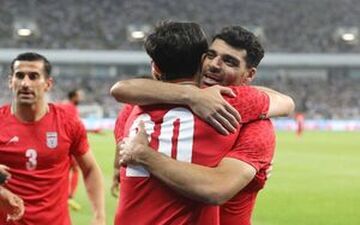 برتری ۲ گله ایران مقابل اردن در پایان نیمه اول 