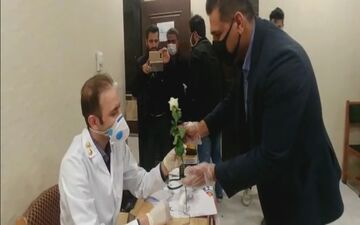 فیلم|قدردانی مردم پردیسان از پرسنل بیمارستان سیار ارتش