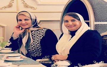  تبریک «فریبا کوثری» برای تولد «فاطمه گودرزی»/ عکس