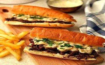 ساندویچ رست بیف با طعم عالی رو این طوری درست کن