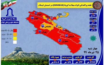 فوت ۶ نفر بر اثر کرونا ویروس در استان ایلام