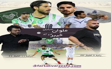 ملوان- خیبر؛ جدال تیم‌های جنجالی در انزلی