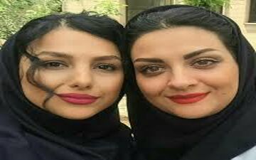 تیپ و ژست جالب جوانه دلشاد و لیلا ایرانی در حال پیاده‌روی