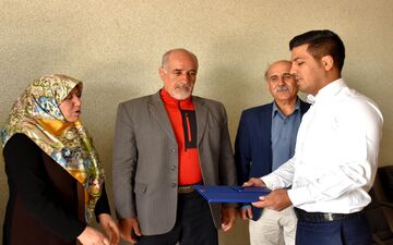 انتصاب مسعود رنجبر به عنوان مسئول روابط عمومی هیئت کوهنوردی استان کرمانشاه به روایت تصویر