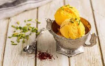 طرز تهیه بستنی زعفرانی سنتی | بستنی خانگی !