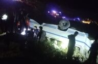 تصادف مرگبار در گردنه چری: 5 کشته و 13 زخمی