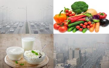توصیه‌های تغذیه‌ای در شرایط آلودگی هوا؛ این غذاها را در هوای آلوده بخورید!