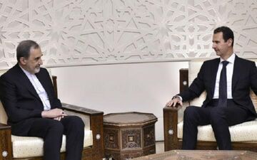  ولایتی با رئیس جمهوری سوریه دیدار کرد