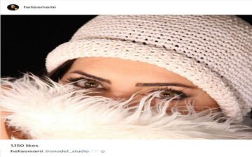 تصویر کلوزآپ هلیا امامی با ژست و پوشش جالب (عکس)