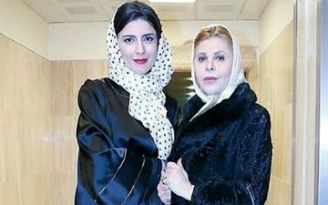  لیلا حاتمی در کنار مادرش