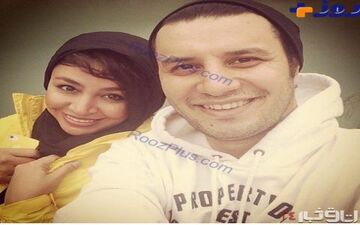 سلفی بامزه و جالب زن و شوهر بازیگر +عکس