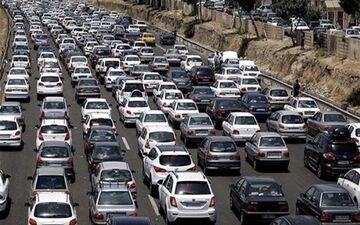 ترافیک سنگین در جاده‌ های خروجی تهران