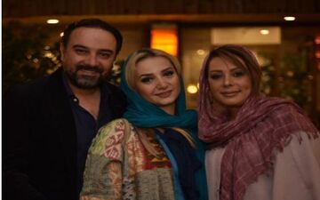 برزو ارجمند به همراه همسر و خواهرش (عکس)