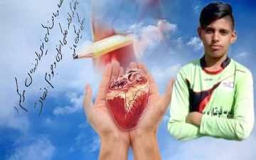 دانش‌آموز دارابی، زندگی بخش چهار بیمار شد