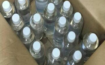کشف 917 بطری الکل غیربهداشتی در کنگاور 