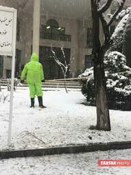 برف در تهران