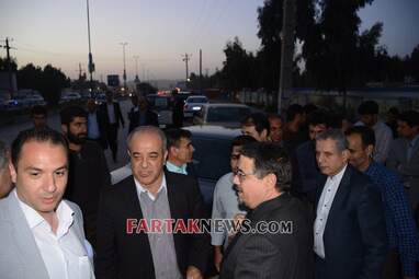 گزارش تصویری از کلنگ زنی مجتمع فرهنگی ورزشی سرپل ذهاب توسط مدیرعامل بانک شهر