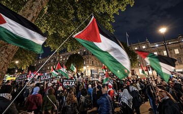 تجمع حامیان فلسطین در لندن؛ صدای اعتراض به اشغالگری