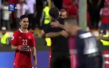 لحظه ای تاریخی از بازی پرسپولیس و الدحیل 