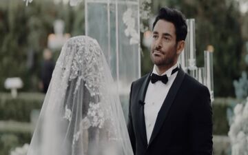 نگاهی به لباس گلزار و همسرش در مراسم ازدواجشان؛ مهمان‌ها چه پوشیدند؟!
