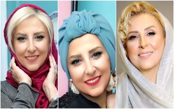 تصویری عجیب از مرجانه گلچین / مرجانه خانم هم سر رو گردنش رو بیرون انداخت + عکس خجالت آور