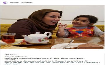 تیپ و ژست خاله قاصدک به همراه دخترش (عکس)
