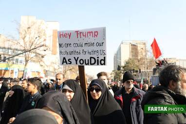 راهپیمایی وداع با سردار سلیمانی