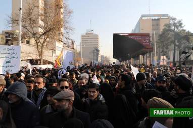 راهپیمایی وداع با سردار سلیمانی