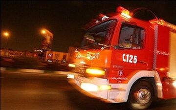 آتش سوزی در دانشگاه قم