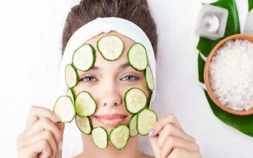 با ماسک خیار یخی پوستی شاداب و مرطوب داشته باشید| آموزش درست کردن ماسک خیار یخی
