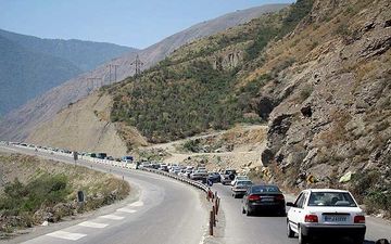  جاده چالوس از کندوان یکطرفه می شود