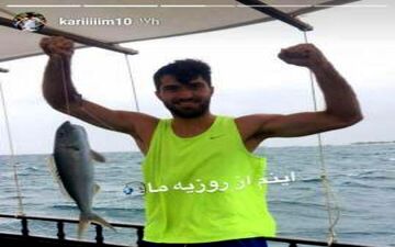خوشگذرانی ملی پوش صاحب نام ایران در سواحل مالدیو + تصاویر